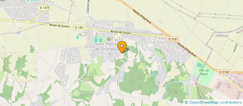 localisation de l'entreprise SE2A  SAINT-PIERRE-DE-CHANDIEU