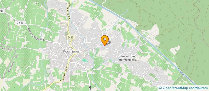 localisation de l'entreprise SE2L  POURRIERES