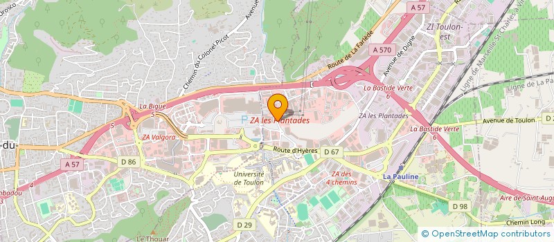 localisation de l'entreprise SE2M à LA GARDE