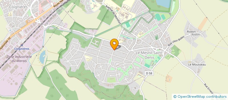 localisation de l'entreprise SE2M  LE MESNIL-SAINT-DENIS