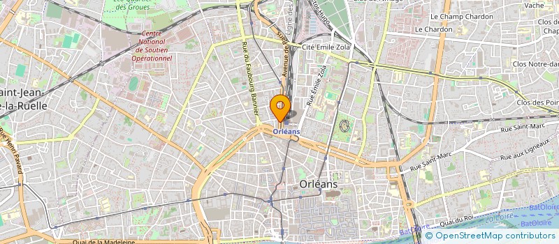 localisation de l'entreprise SE7EN B à ORLEANS