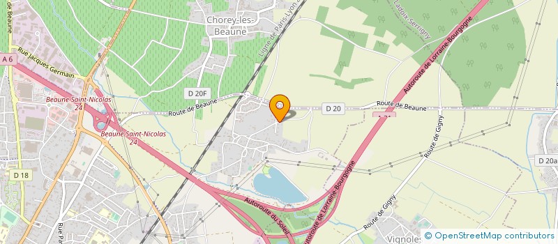localisation de l'entreprise SEA à BEAUNE