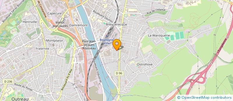 localisation de l'entreprise SEA à BOULOGNE-SUR-MER