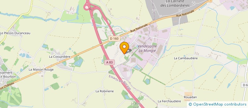 localisation de l'entreprise SEA à L' OIE