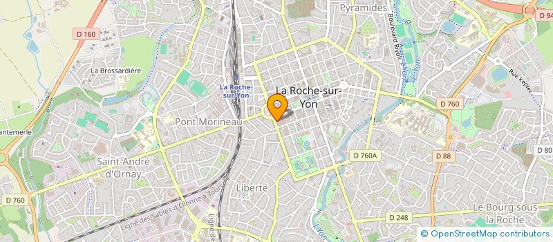 localisation de l'entreprise SEA 85 FINANCES à LA ROCHE-SUR-YON