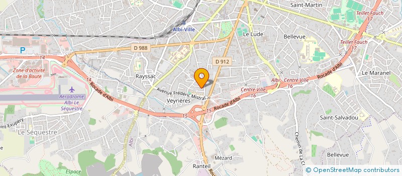 localisation de l'entreprise SEA à ALBI
