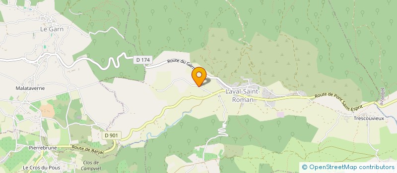 localisation de l'entreprise SEA  LAVAL-SAINT-ROMAN