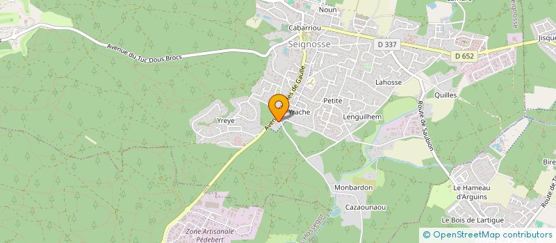 localisation de l'entreprise SEA ALTERNATIVE  SEIGNOSSE