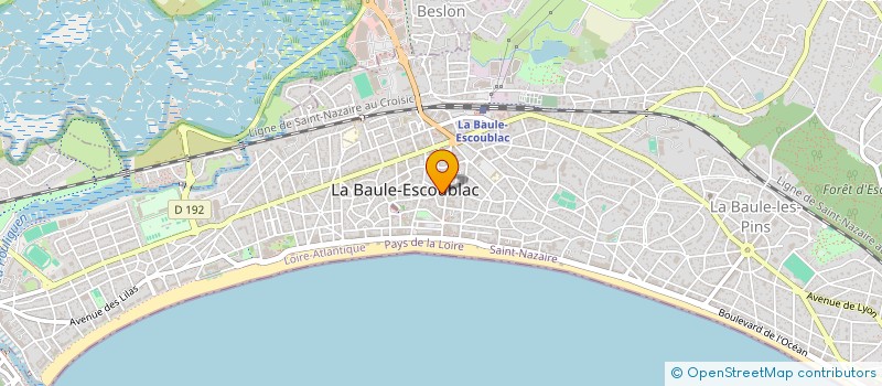 localisation de l'entreprise SEA AND SUN  LA BAULE-ESCOUBLAC