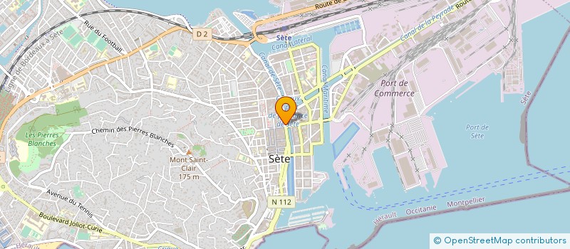 localisation de l'entreprise SEA CLUB à SETE