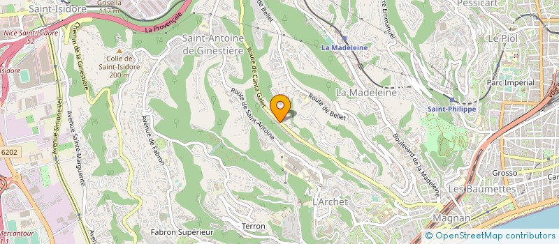 localisation de l'entreprise SEA CONTRACT  NICE