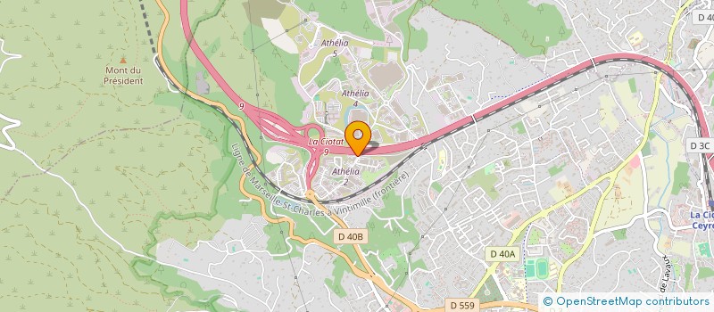 localisation de l'entreprise SEA DEV  LA CIOTAT