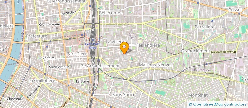 localisation de l'entreprise SEA FOOD 69  LYON