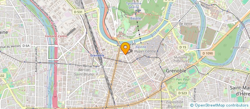 localisation de l'entreprise SEA FOOD GRENOBLE  GRENOBLE
