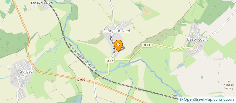 localisation de l'entreprise SEA HOLDING  SANRY-SUR-NIED