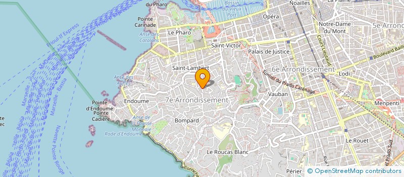 localisation de l'entreprise SEA LINE PATRIMOINE à MARSEILLE