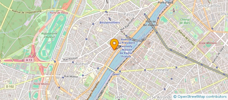 localisation de l'entreprise SEA LOISIRS à PARIS