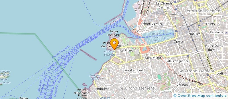 localisation de l'entreprise SEA ONE à MARSEILLE