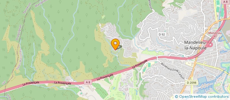 localisation de l'entreprise SEA RENTAL SOLUTION  MANDELIEU-LA-NAPOULE