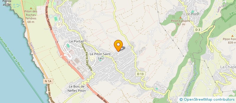 localisation de l'entreprise SEA RUN & SUN à SAINT-LEU