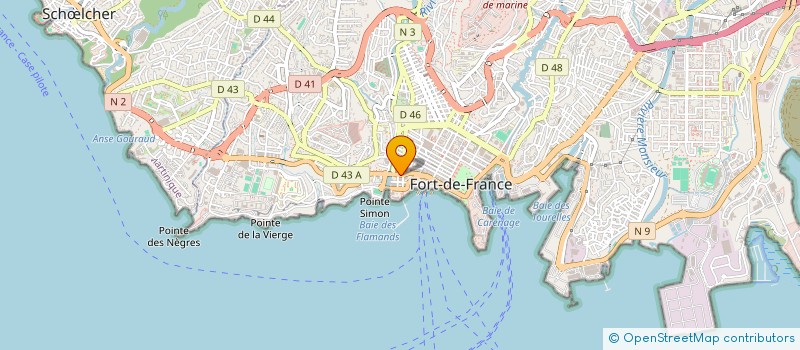 localisation de l'entreprise SEA SERVICES à FORT-DE-FRANCE