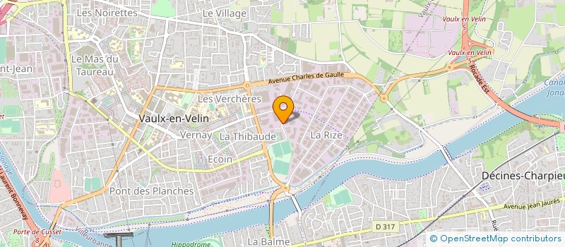 localisation de l'entreprise SEA SIGNALISATION à VAULX-EN-VELIN