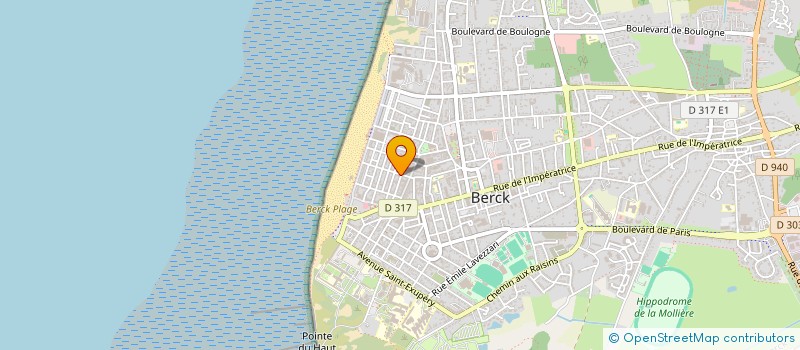 localisation de l'entreprise SEA SIX AND SUN  BERCK