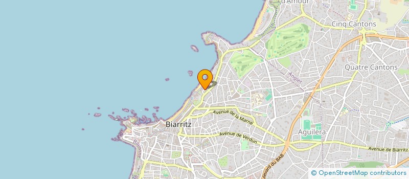 localisation de l'entreprise SEA & SKY à BIARRITZ