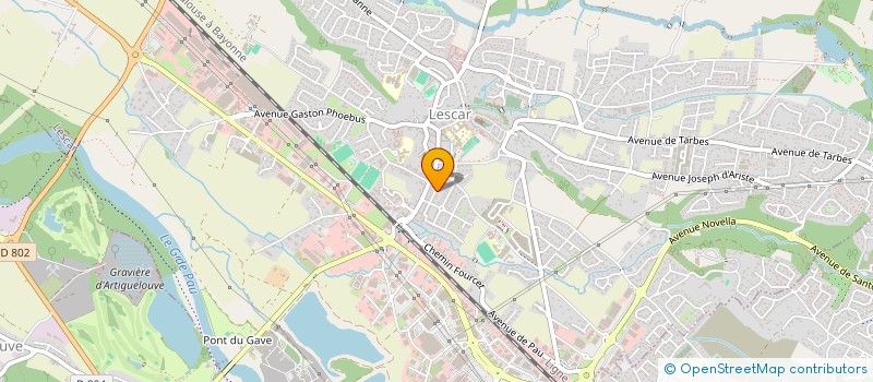 localisation de l'entreprise SEA-SM  LESCAR