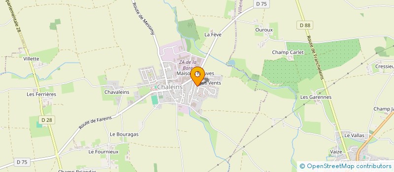 localisation de l'entreprise SEA SOX AND SUN  CHALEINS