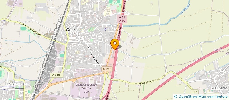 localisation de l'entreprise SEA SPEEDY GERZAT à GERZAT
