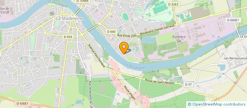 localisation de l'entreprise SEA STAGE à BERGERAC