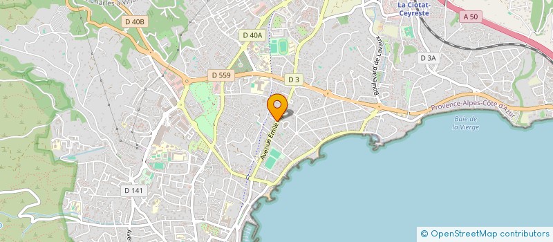 localisation de l'entreprise SEA STAR  LA CIOTAT