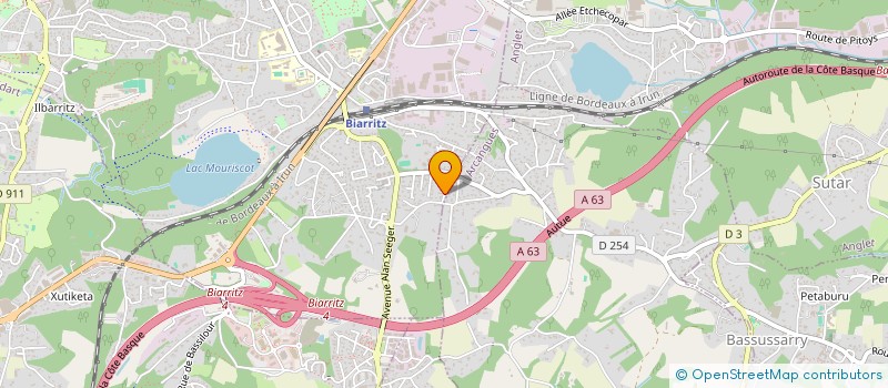 localisation de l'entreprise SEA & SUN à BIARRITZ