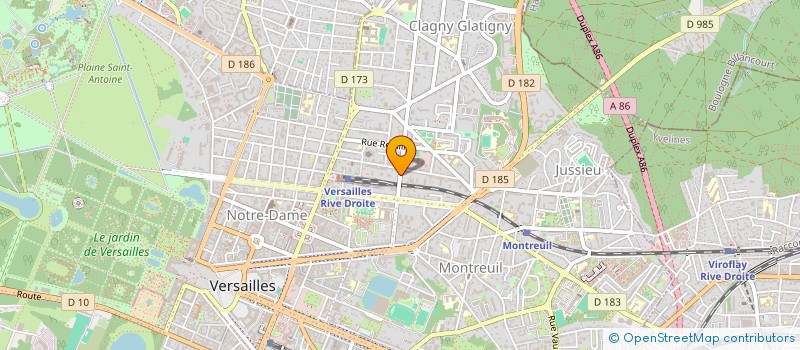 localisation de l'entreprise SEA TANKERS SHIPPING  VERSAILLES