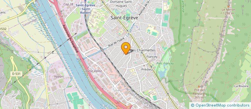 localisation de l'entreprise SEA2SEE GRENOBLE  SAINT-EGREVE
