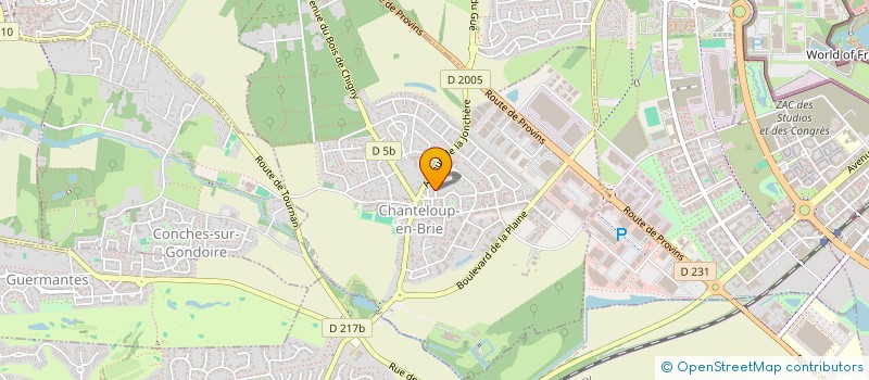 localisation de l'entreprise SEAA INVEST  CHANTELOUP-EN-BRIE