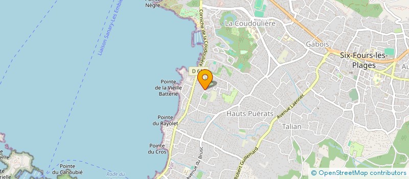 localisation de l'entreprise SEAANDFLY à SIX-FOURS-LES-PLAGES