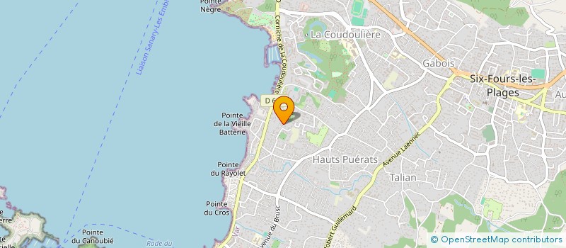 localisation de l'entreprise SEAANDSIX à SIX-FOURS-LES-PLAGES