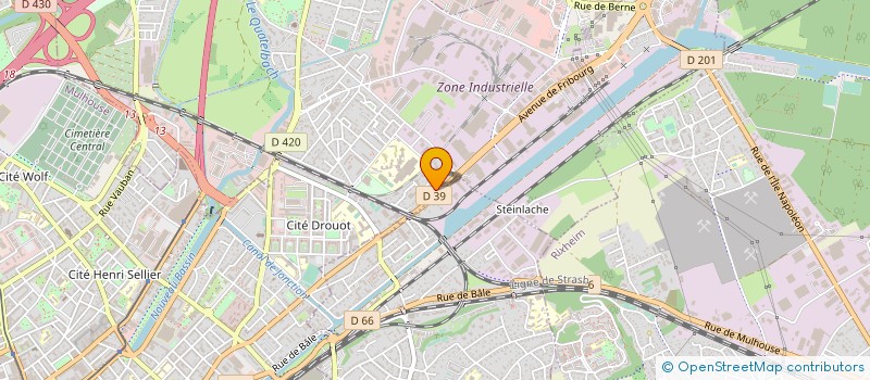 localisation de l'entreprise SEABOS à ILLZACH