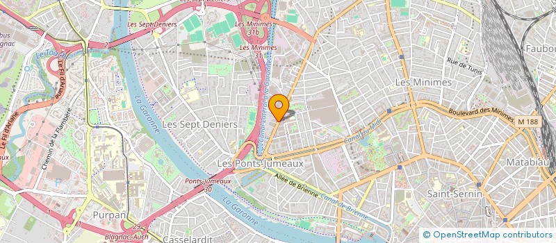 localisation de l'entreprise SEAC à TOULOUSE