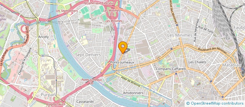 localisation de l'entreprise SEAC FINANCES  TOULOUSE