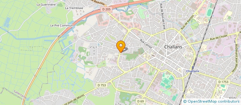 localisation de l'entreprise SEAC SAEM ABATTOIR DE CHALLANS à CHALLANS