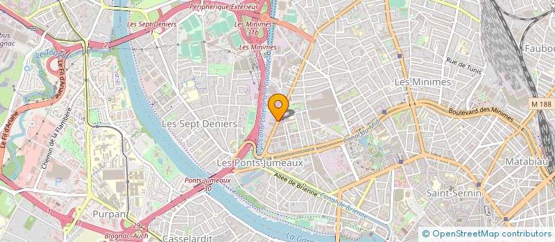 localisation de l'entreprise SEAC SERVICES à TOULOUSE