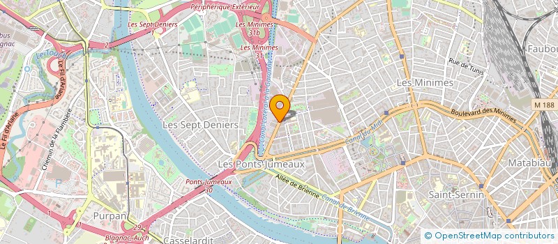 localisation de l'entreprise SEAC TRANSPORTS à TOULOUSE