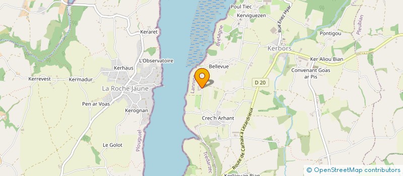 localisation de l'entreprise SEACARE  KERBORS