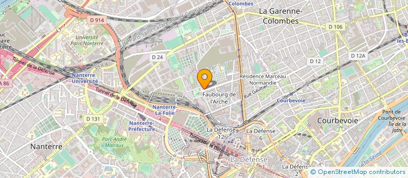localisation de l'entreprise SEADIS  COURBEVOIE