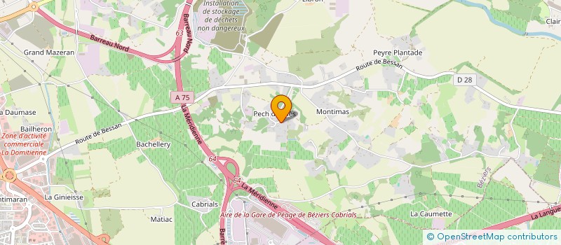 localisation de l'entreprise SEADOU à BEZIERS