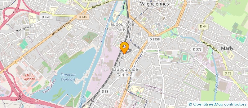 localisation de l'entreprise SEADRAL à VALENCIENNES