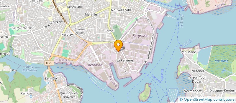 localisation de l'entreprise SEAIR FLYING BOAT à LORIENT